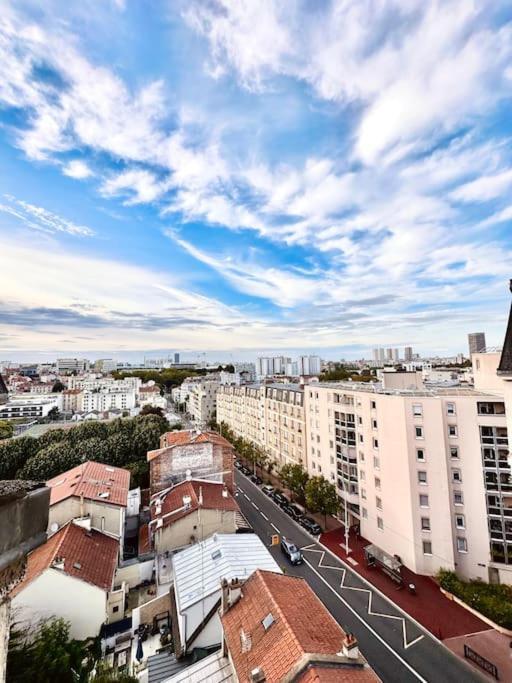 Appartement Vue Tour Eiffel Ligne 14 A Cote De Paris 让蒂伊 外观 照片