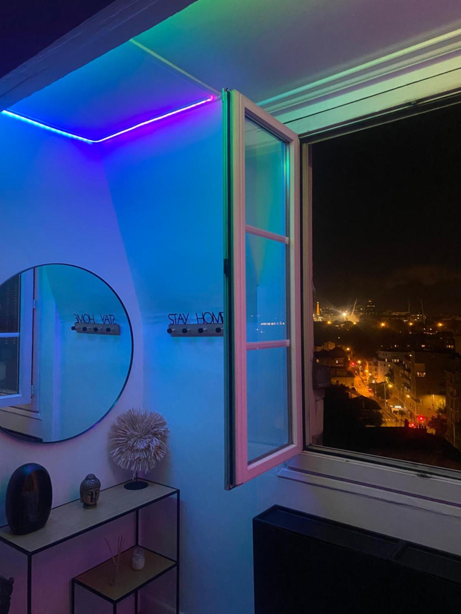 Appartement Vue Tour Eiffel Ligne 14 A Cote De Paris 让蒂伊 外观 照片